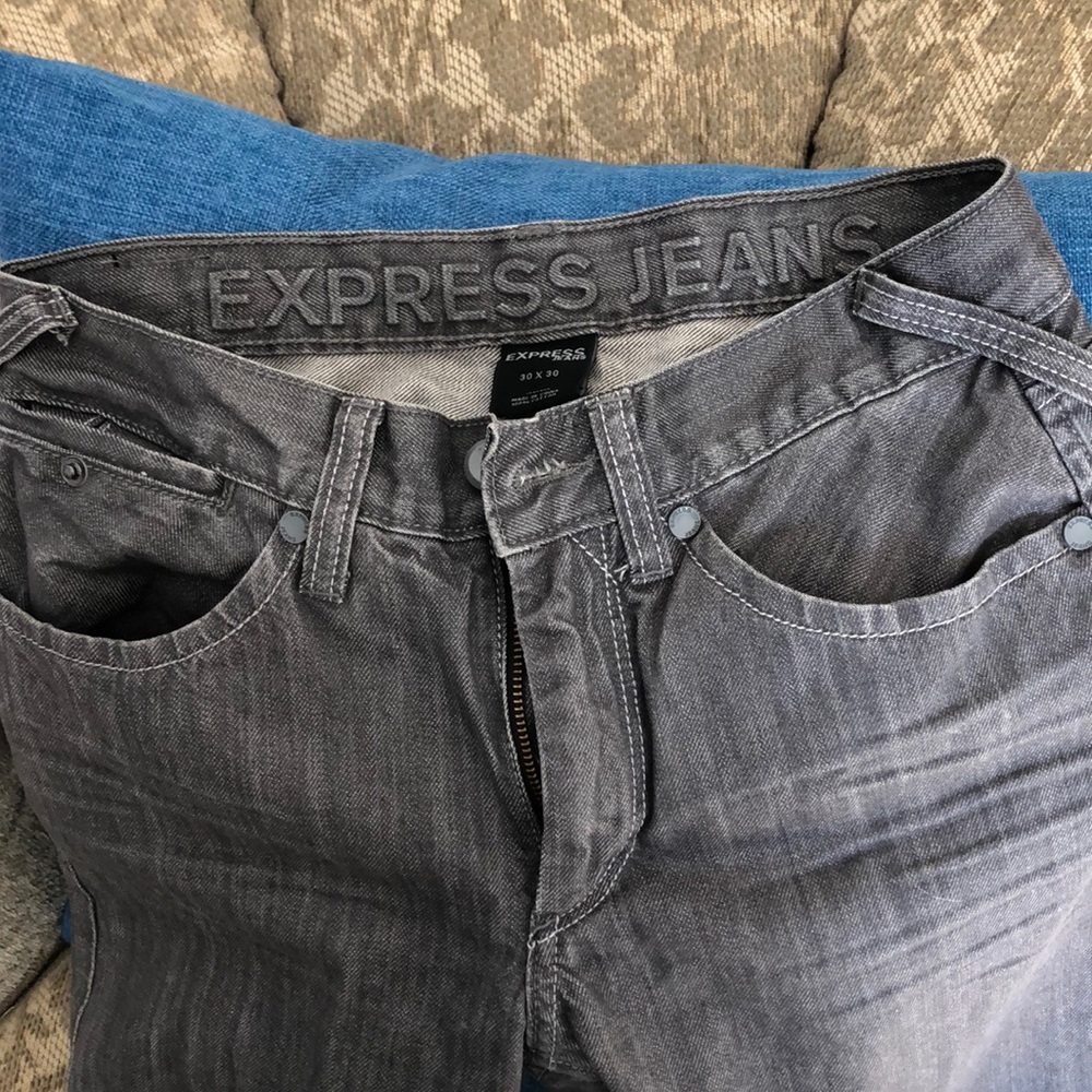 30 x 30 Express Jeans Gray